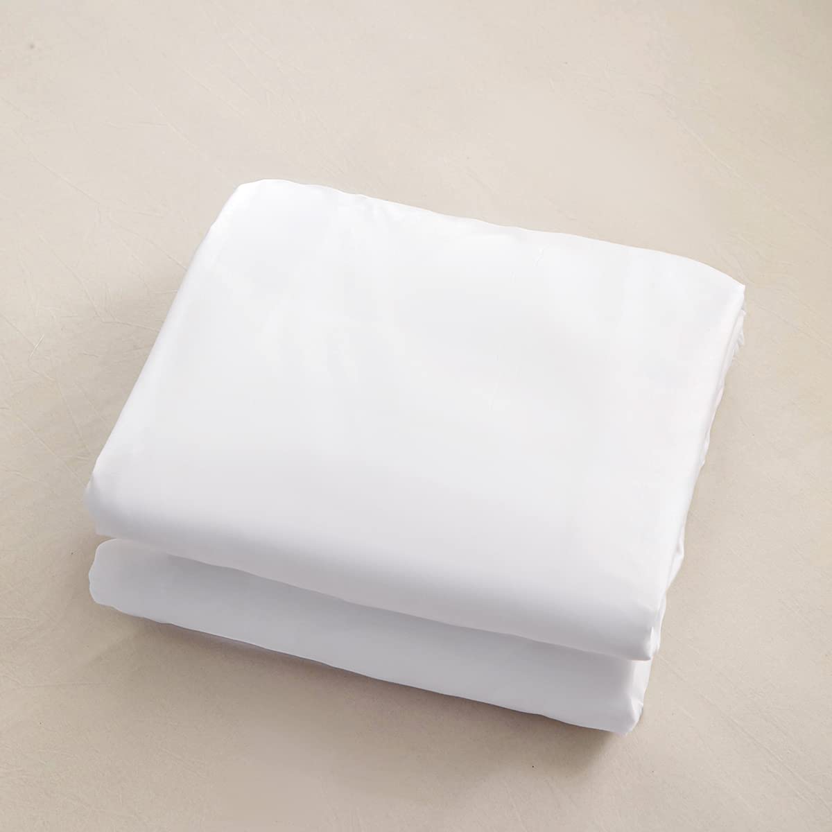 Rushrushlulu Bedding Queen Size Fitted Sheet Only- Bottom Mattress Fitted Sheet-Fits 15inches Deep Mattress Pocket -Soft and Microfibe-Shrinkage and Fade Resistantr-Easy Care-White