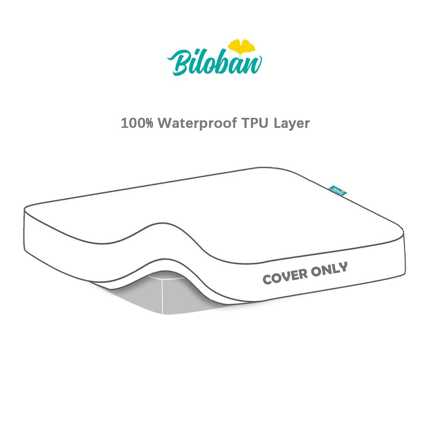 Waterproof Mattress Protector, Quilted Mattress Cover for Moses Basket Mattress & Silver Cross Stroller Bassinet Mattress, 2 Pack, Ultra Soft Surface, White