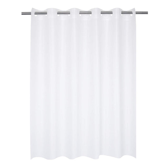 River Dream Hotel Grade No Hooks Needed Waterproof Shower Curtain or Liner,Frost (PEVA, 71" x 74")
