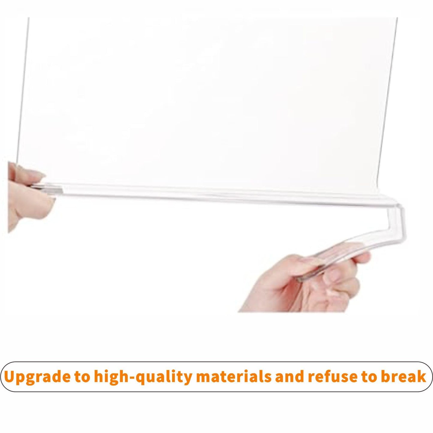 Clear Acrylic Shelf Dividers for Closet Organization - 6 Pack Closet Shelf Divider for Sweatshirt,Towel,Bag,Purse,Clothing,Sweater Organizer,Plastic Dividers and Separators for Shelves and Bedroom