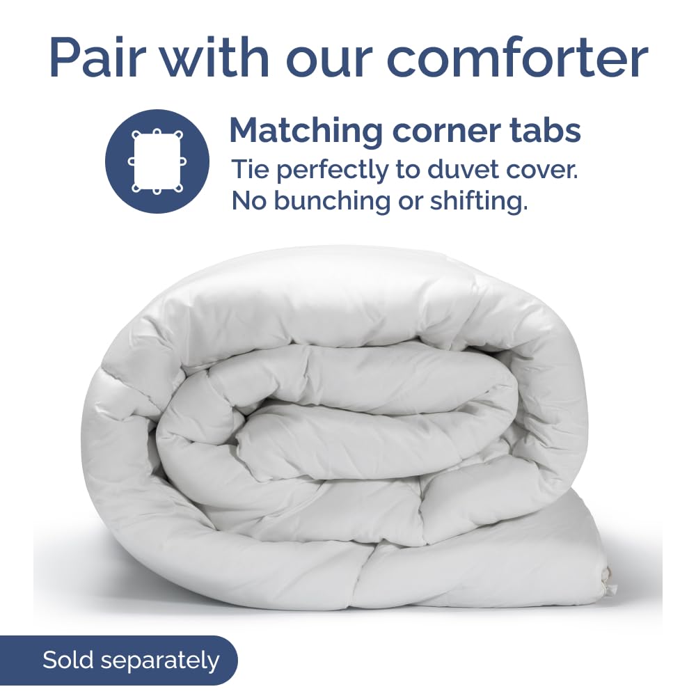 Duvet Cover Queen Size Set - Extra Soft Queen Duvet Cover 90" x 90" with 2 Pillow Shams - Hotel Luxury, Easy Care & Fade Free with Zipper Closures & Ties - Comfy, Cozy & Breathable (Heathered Beige)
