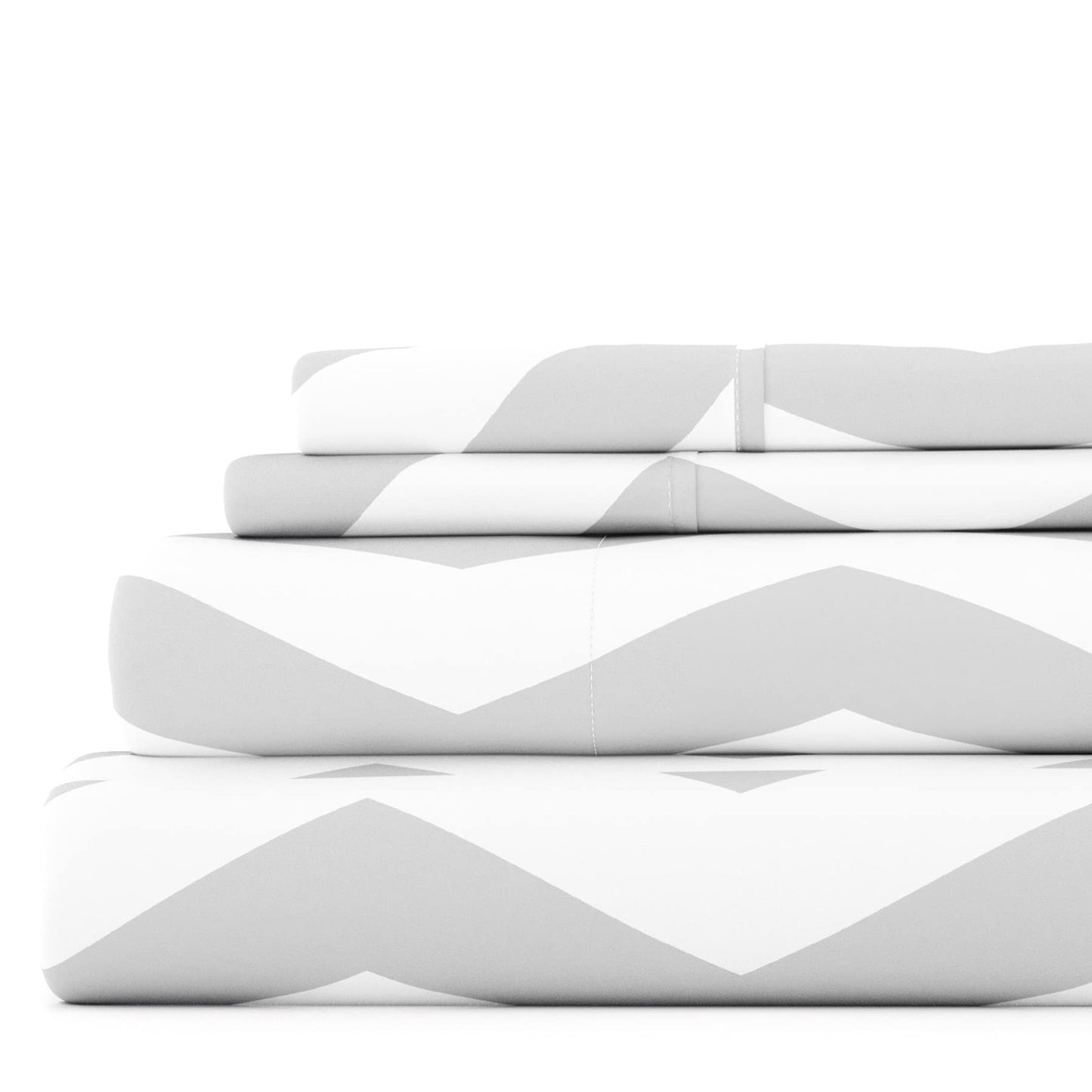 Linen Market 4 Piece Queen Bedding Sheet Set (Gray Arrow) - Sleep Better Than Ever with These Ultra-Soft & Cooling Bed Sheets for Your Queen Size Bed - Deep Pocket Fits 16" Mattress