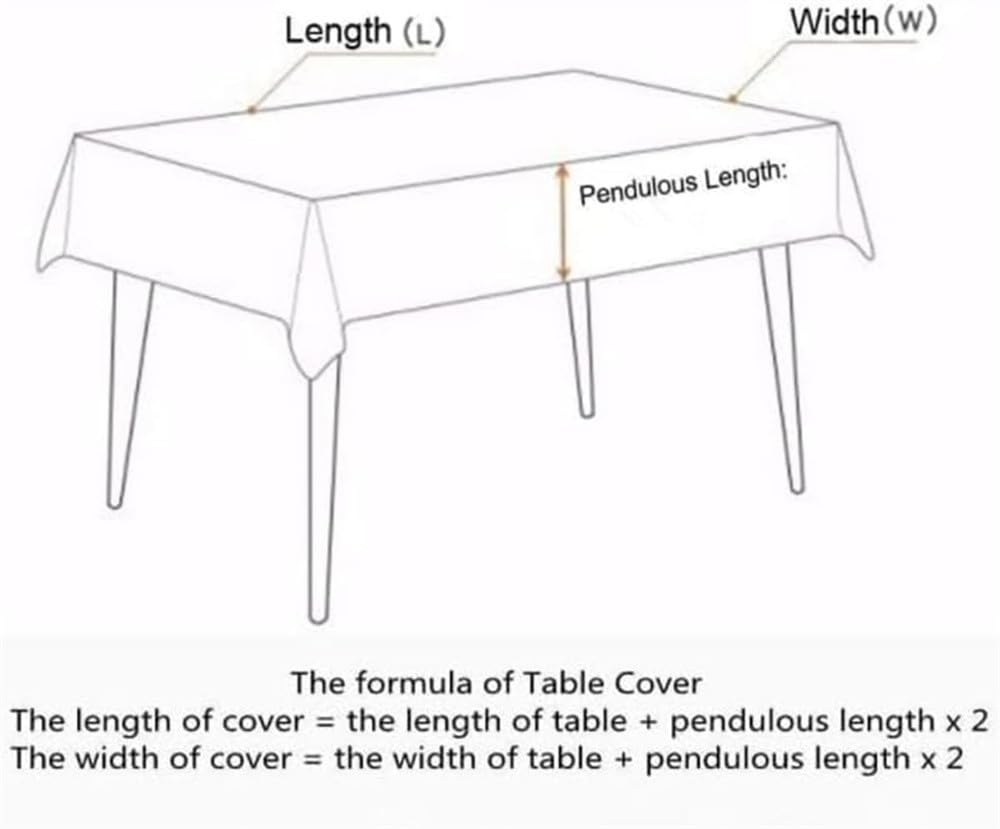 FMIYJUN Rectangle Cotton Tablecloths Linen Waterproof Tablecloth Burlap Embroidered Fabric Table Cloths for Kitchen Dining Party Wedding Tables Coffee Lines 55 x 70 Inch