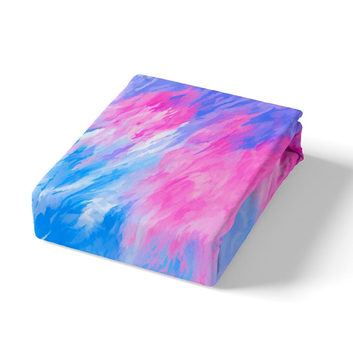 Feelyou Girls Tie Dye Bedding Set Girly Boho Hippie Tie Dye Duvet Cover for Teens Women Pink Purple Bohemian Gypsy Comforter Cover Chic Design Bedspread Cover Bedroom Decor Quilt Cover 3Pcs Queen Size
