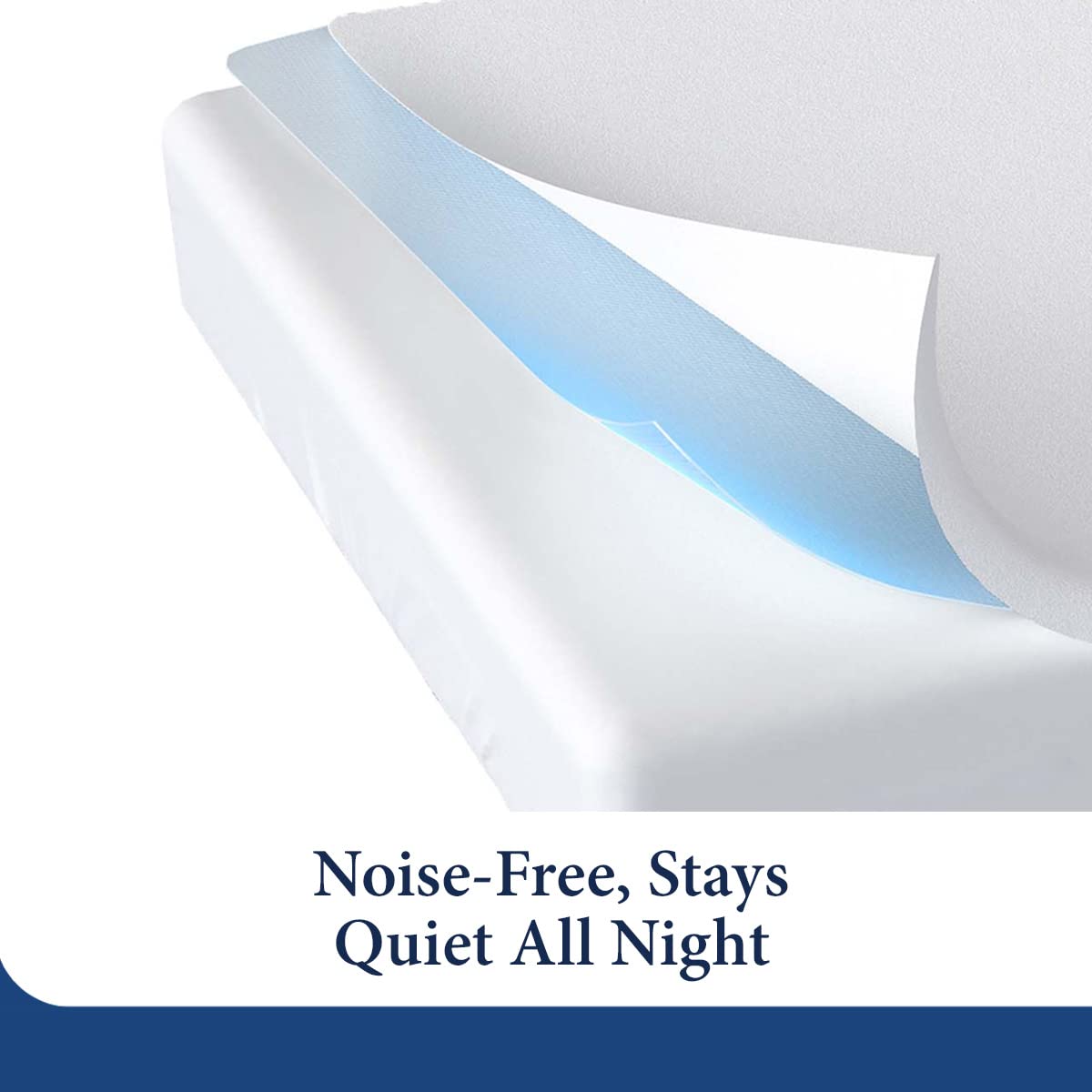 Cosy House Collection Luxury Mattress Protector - Blend of Rayon Derived from Bamboo - Master Bedroom Essentials - Ultra Soft Comfort, Stays Cool & Quiet - Premium Fitted Sheet Style (Queen) White