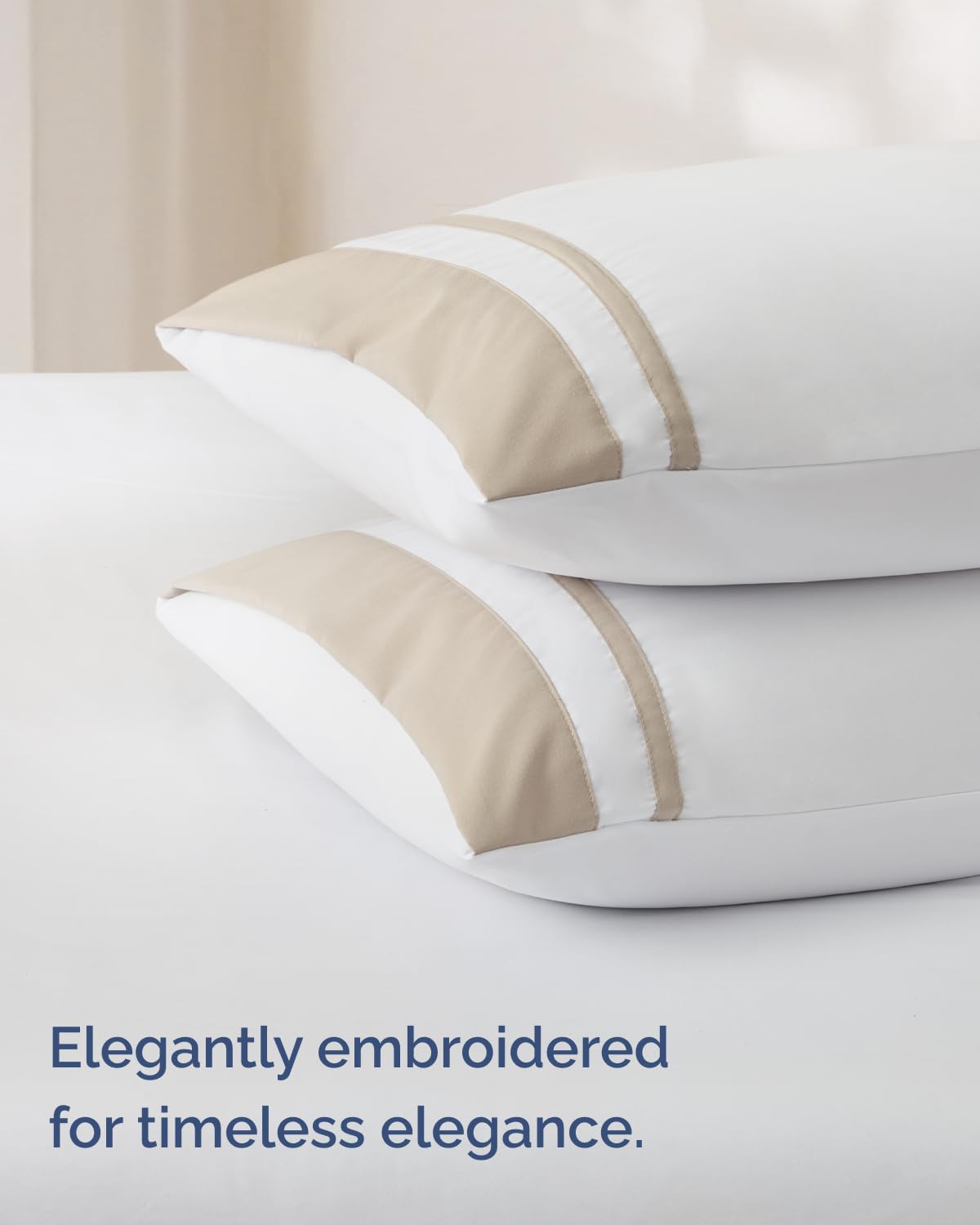 Extra Thick Heavyweight Queen Size 4 Piece Sheet Set - High End Super Luxury Queen Bed Set - Ultra-Soft, Breathable & Wrinkle Free - Premium Heavyweight Hotel Quality Sheets with Deep Pockets - Cream