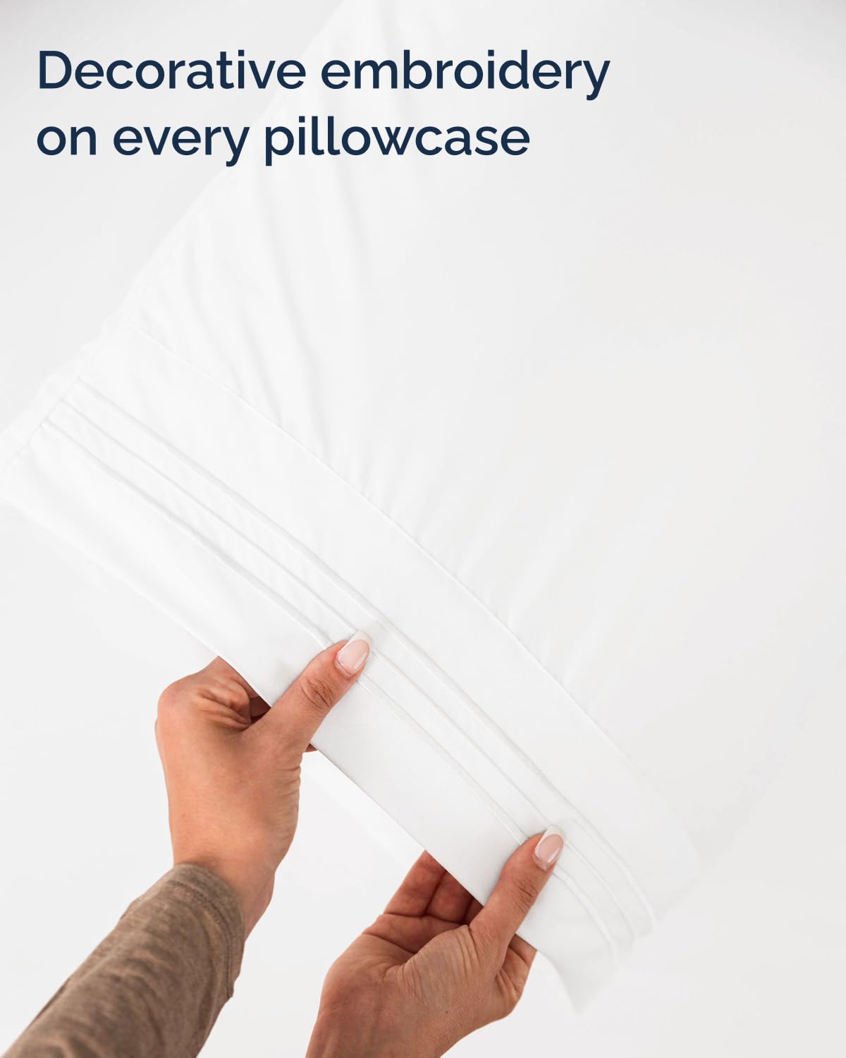Twin Size 3 Piece Sheet Set - Comfy Breathable & Cooling Sheets - Hotel Luxury Bed Sheets for Women & Men - Deep Pocket, Easy-Fit, Extra Soft & Wrinkle Free Sheets - Antique White Oeko-Tex Bed Sheets