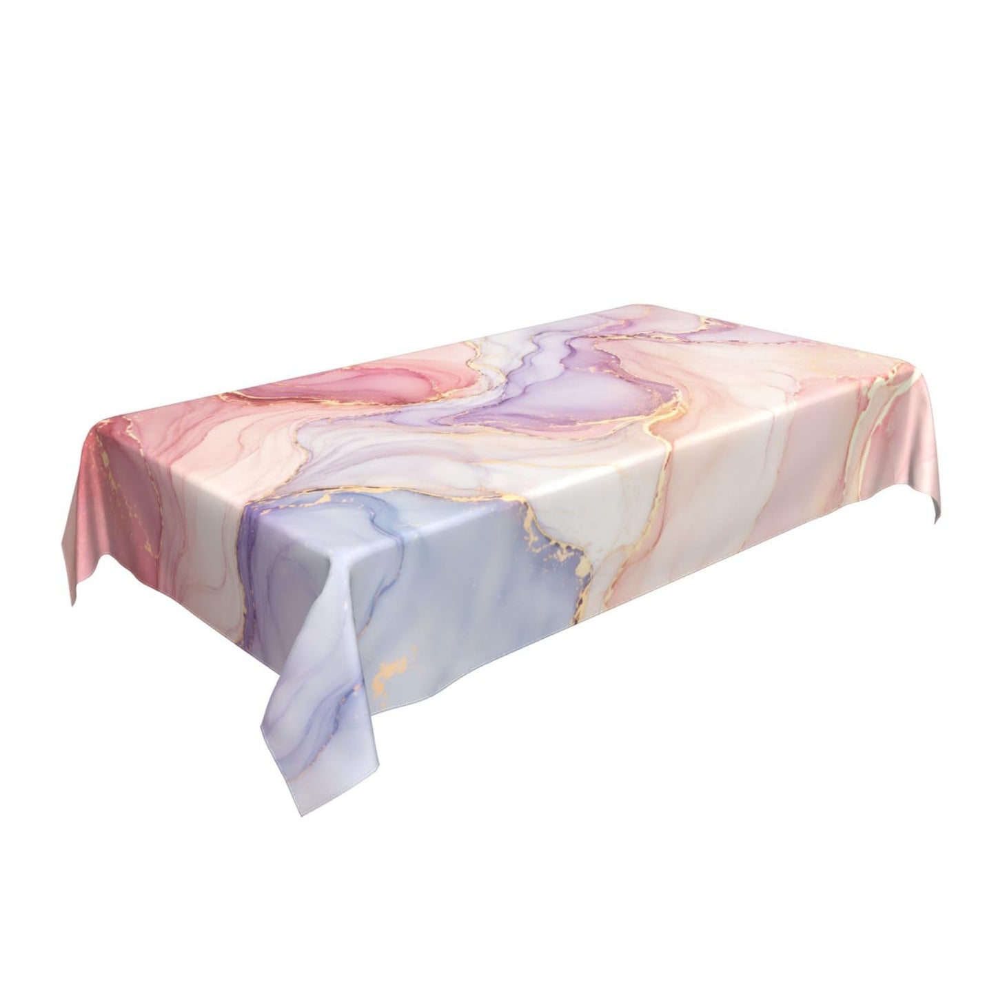mutakin Marble Rectangle Tablecloth Washable Table Cloth 60x90 Inch Table Cover Waterproof for Decoration Kitchen Dining Room