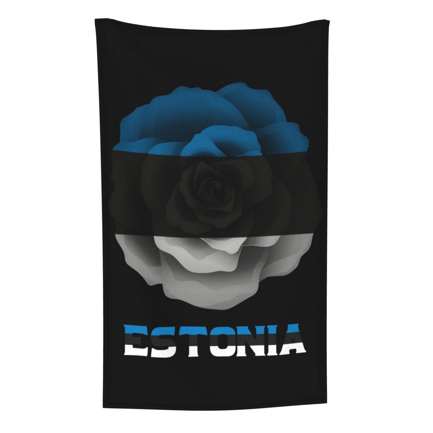 Estonia Flag Throw Blanket Lightweight Flannel Fleece Blankets Warm and Cozy Throws for Winter Bedding and Couch 30x50 Inches Thick-6