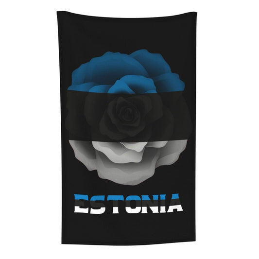 Estonia Flag Throw Blanket Lightweight Flannel Fleece Blankets Warm and Cozy Throws for Winter Bedding and Couch 30x50 Inches Thick-6