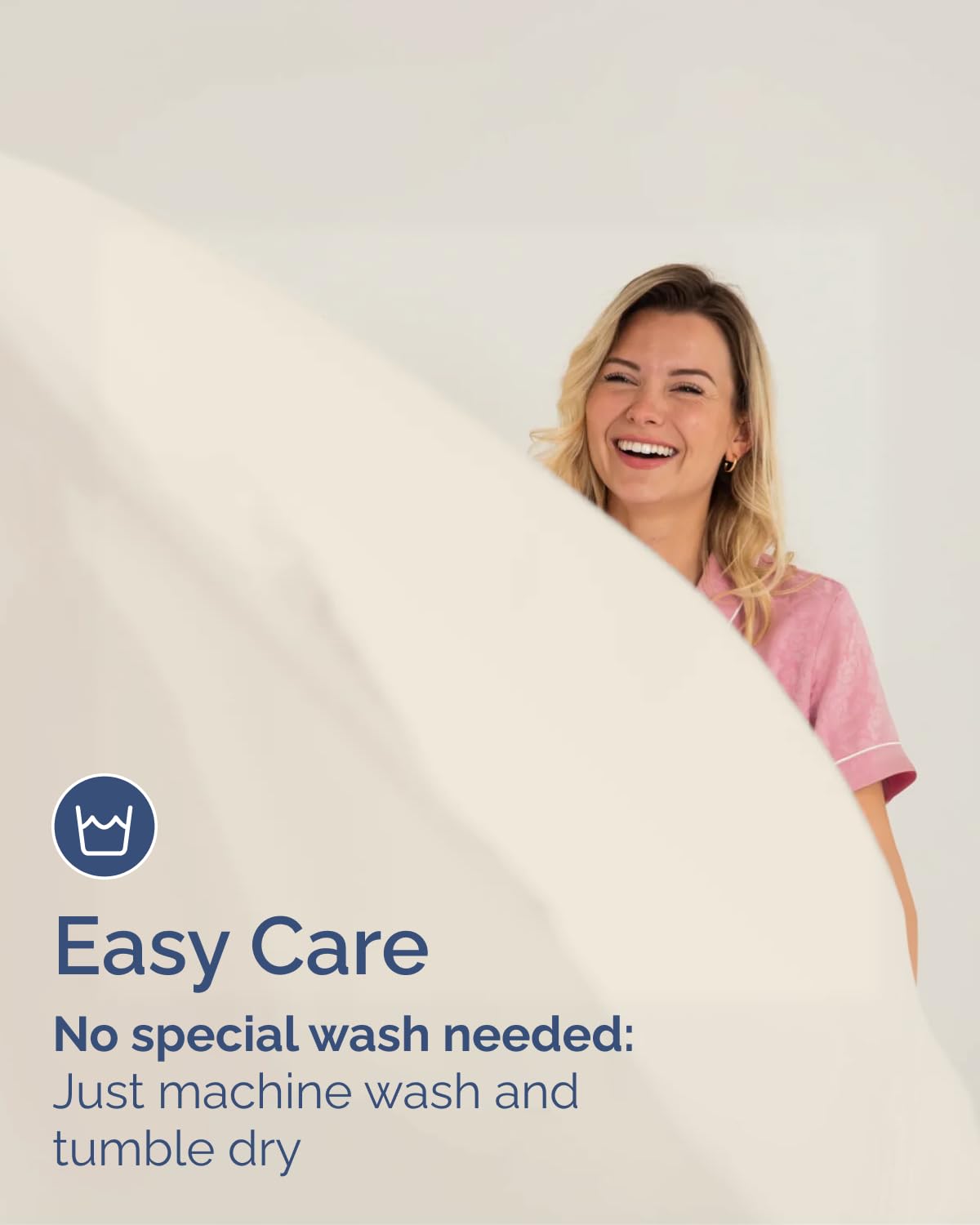 Full Size Fitted Bed Sheet - Pack of 2 Single Fitted Bottom Sheet Only - Fits Mattress Up to 16" Deep Pockets - Extra Soft, Breathable & Cooling - Hotel Quality, Shrink and Wrinkle Free - Off White