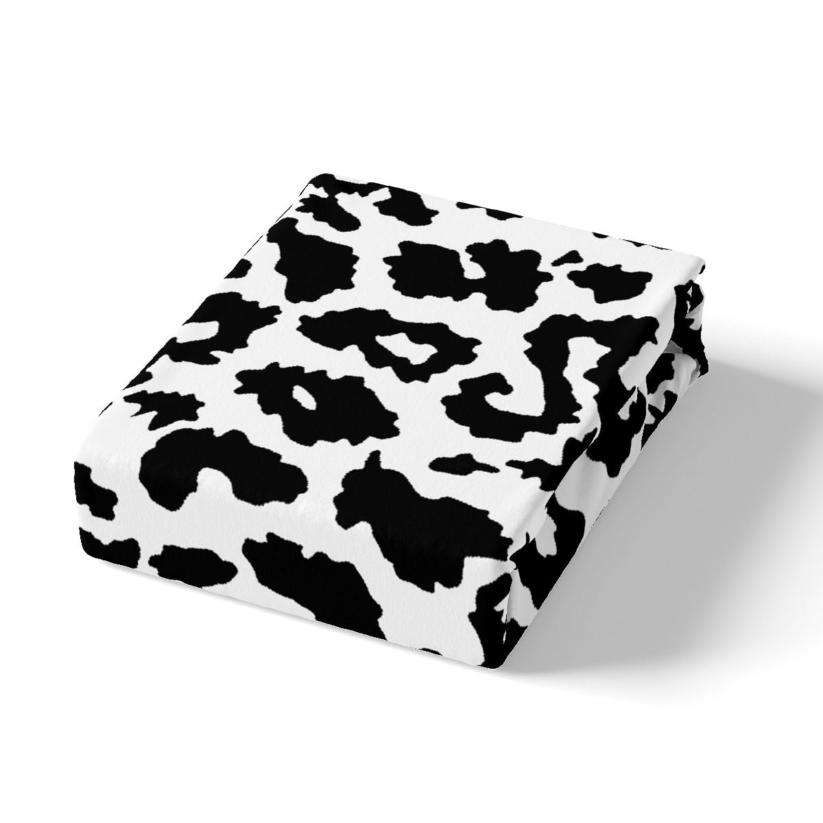 Feelyou Black White Leopard Bed Sheet Set Boys Girls Queen Size Cheetah Fitted Sheet for Kids Women Men Ultra Soft Animal Print Bedding Set Safari Bed Cover Room Decor Zebra Bed Set