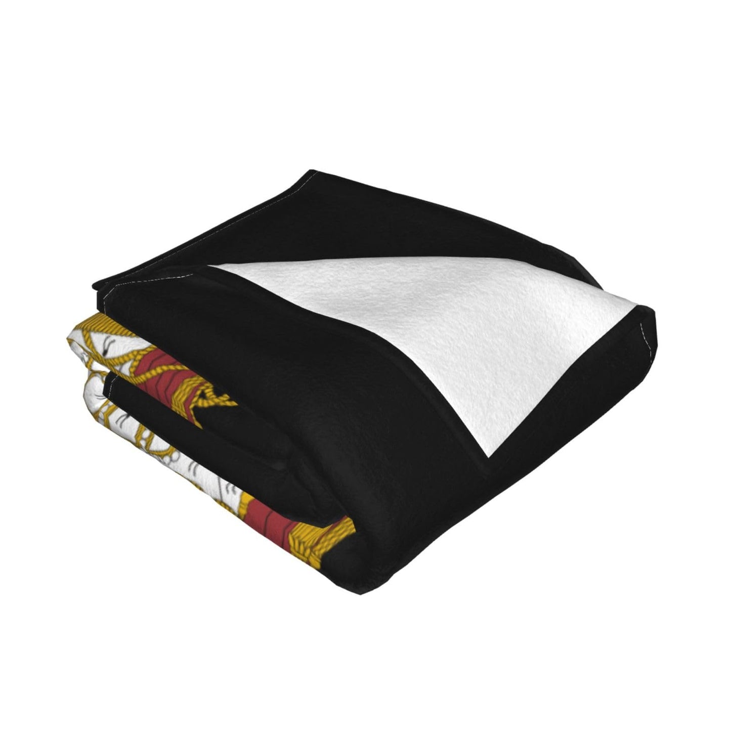 Throw Blanket Serb National Emblem Super Soft Flannel Caroset Lightweight Warm No Pilling Woollen Blankets Sofa Bed Dorm Bedroom Office Home 60"X50"