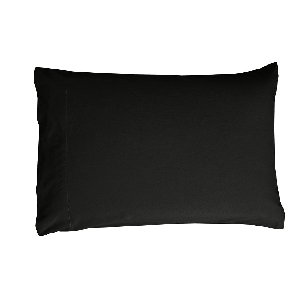 Sfoothome Twin Sheets Set - Black Hotel Luxury 3-Piece Bed Set, Extra Deep Pocket, 1800 Series Bedding Set, Wrinkle & Fade Resistant, Sheet & Pillow Case Set (Twin, Black)