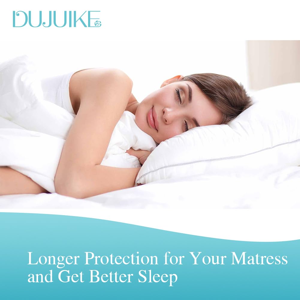 DUJUIKE Mattress Slide Stopper and Gripper, Non Slip Mat for Bed Mattress, Non Slip Rug Pad Underlay Protector Keep Bed and Topper Pad from Sliding for Sofa, Mattresses (Grey, 71 x 78 inch)