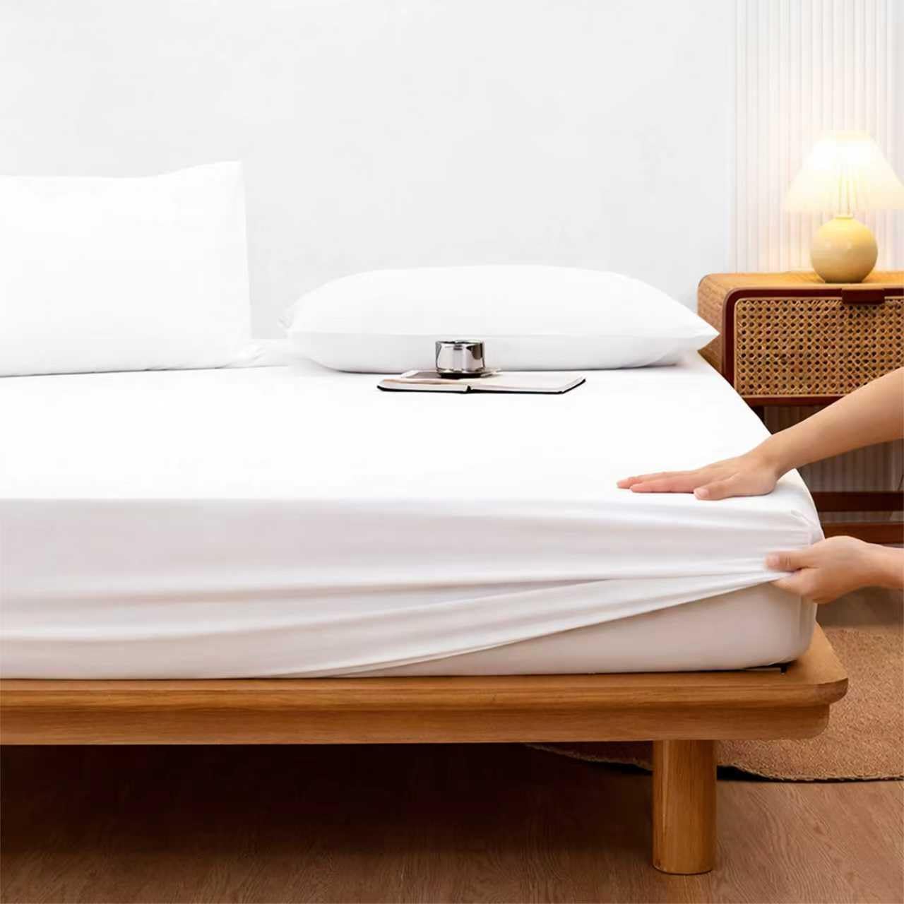 HUPPER 2 Pack Twin XL Mattress Protector (9/10/11/12/13/14/15/16/17/18Inchs), Terry Cloth 【Dorms Hotel Exclusive】, Waterproof Mattress Cover, Noiseless, 39 * 80