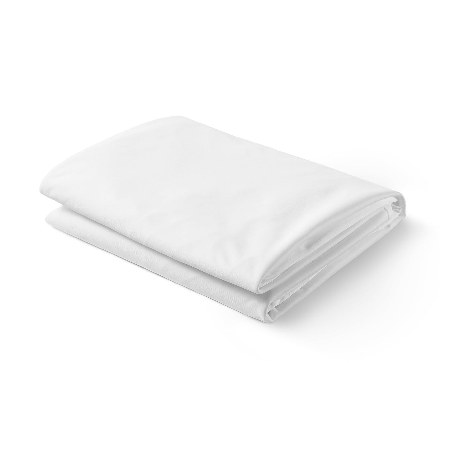 Amazon Basics Waterproof Mattress Protector, Fitted Secure Protection, Queen, White