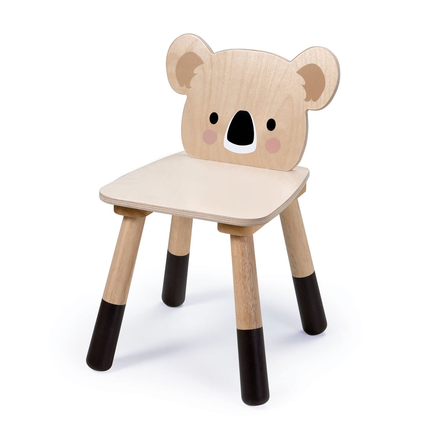Tender Leaf Toys - Forest Koala Chair - Wooden Playroom Furniture for Kids - Cute and Sturdy Animal Themed Chair - Age 3+