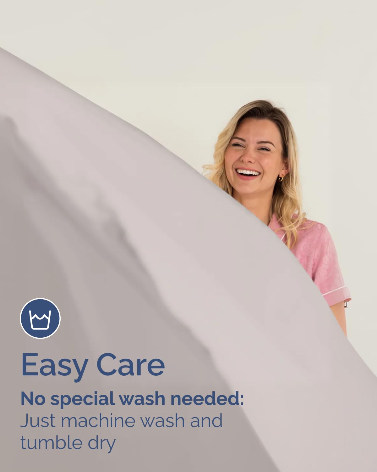 Full Size Fitted Bed Sheet - Pack of 2 Single Fitted Bottom Sheet Only - Fits Mattress Up To 16" Deep Pockets - Extra Soft, Cozy, Breathable & Cooling - Hotel Quality, Fade & Wrinkle Free - Light Grey