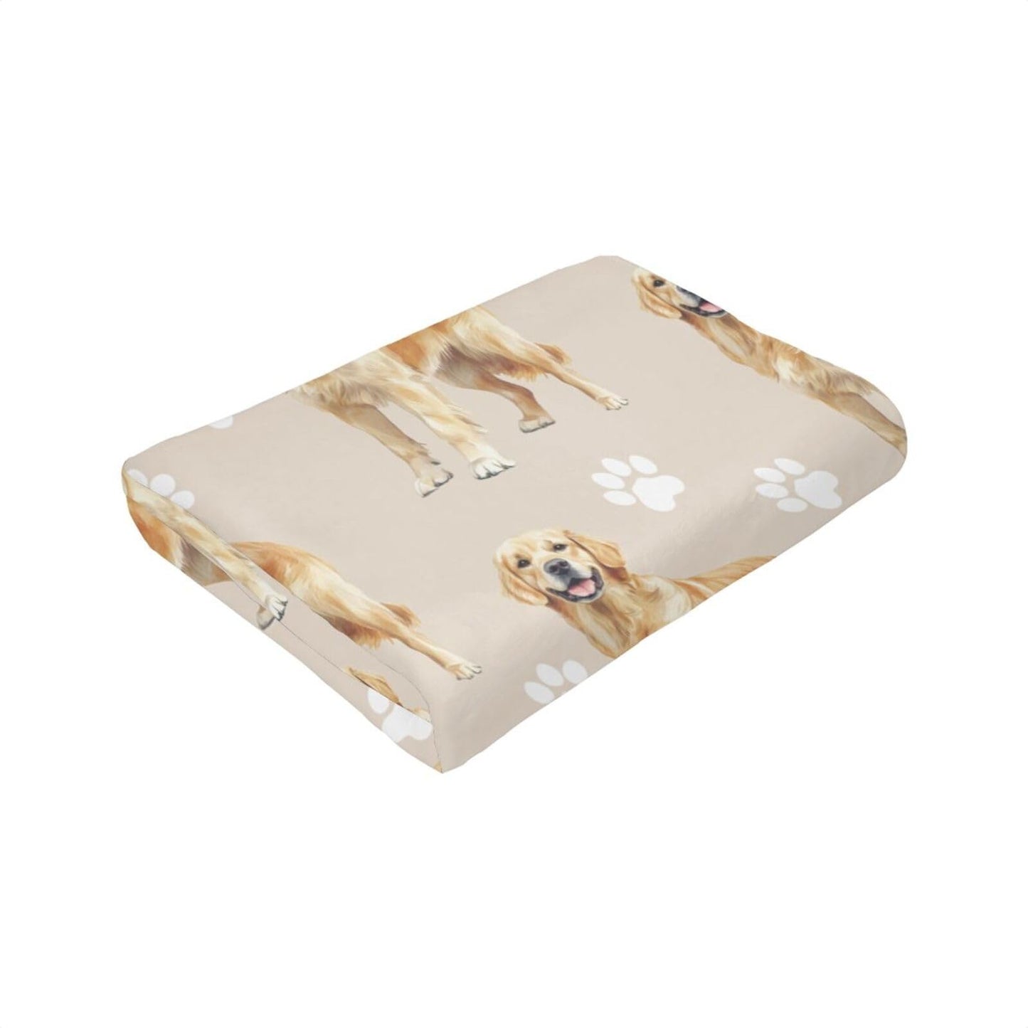 Golden Retriever Dog Throw Blanket Golden Retriever Dog Lover Flannel Blankets Fuzzy Plush Super Soft Cozy Warm Decor Gifts for Boys Girls Kids Adults Men Women 40" x 50"