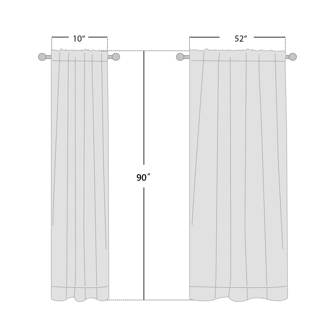 NICETOWN 100% Blackout Linen Curtains for Bedroom, W52 x L90 per Panel, Thermal Insulated & Privacy Living Room Curtains with Grey Liner, Linen Blend Draperies Farmhouse Style, 2 Panels, Natural