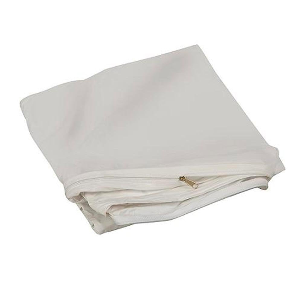 Deluxe Vinyl Zippered Crib Mattress Cover Full Encasement 28" x 52" Standard Size Waterproof White