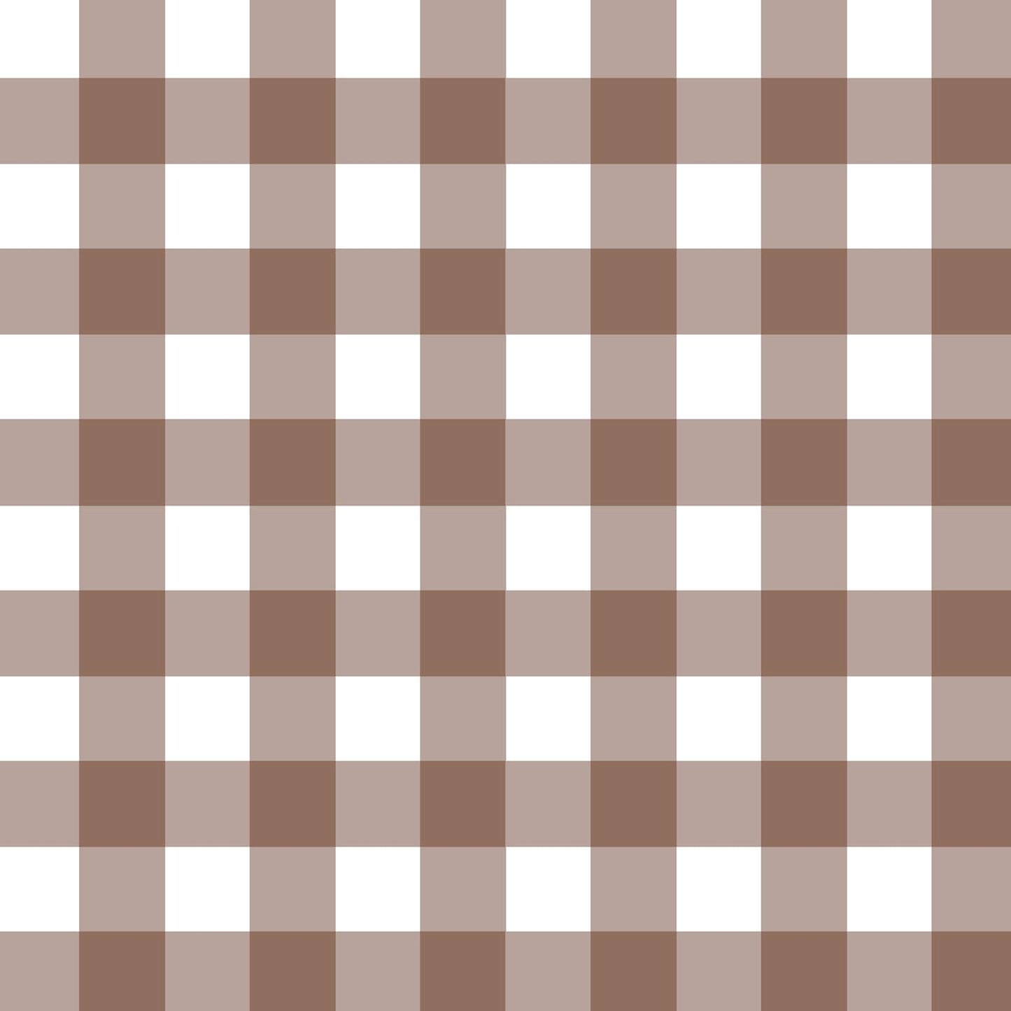 MICORAL Queen Sheet Set Tan Gingham Plaid, 4-Piece Brushed Microfiber Taupe Grid Bed Sheets, 16" Deep Pocket, Ultra Soft & Cooling Sheet, Oeko-TEX Certified, Light Brown