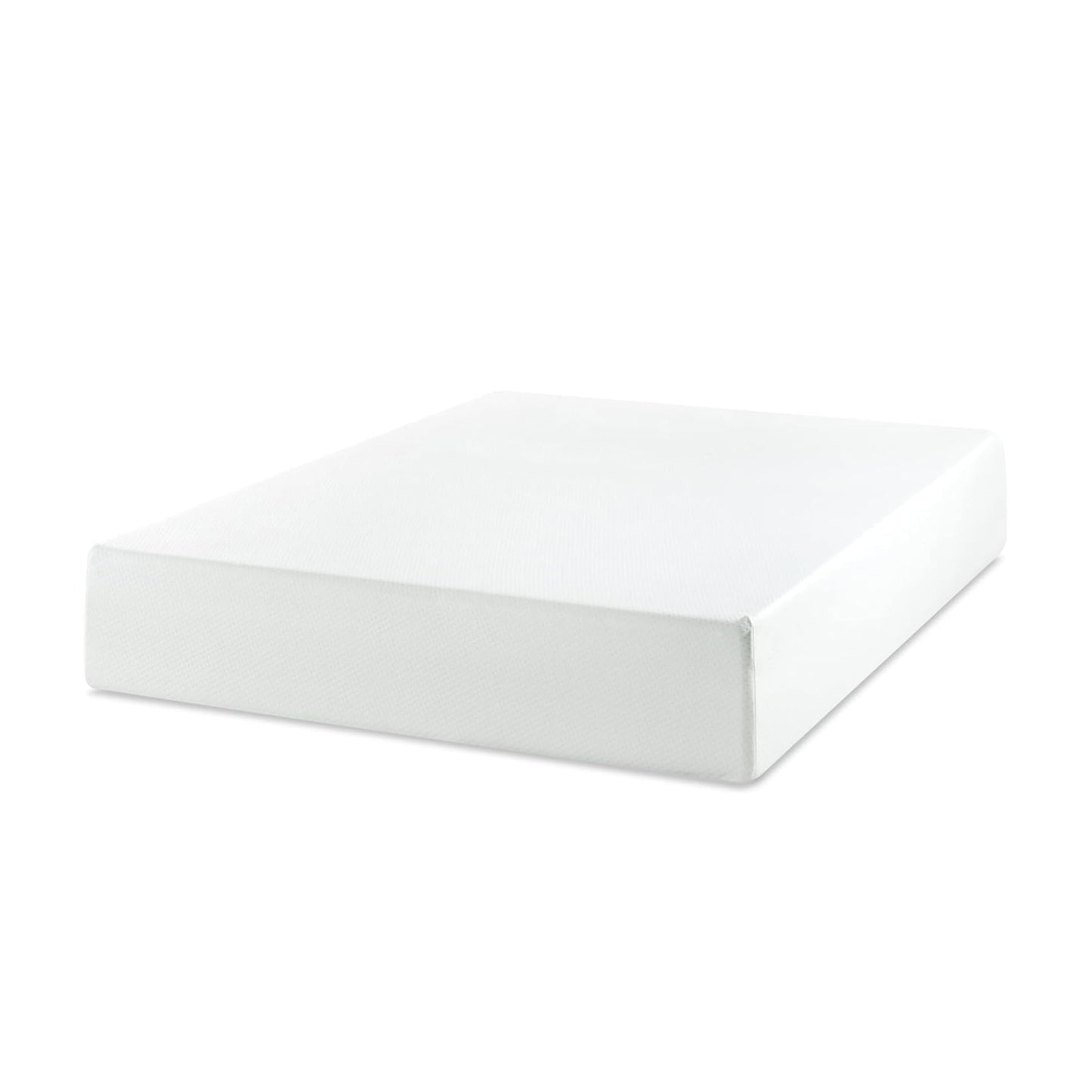 6-Inch Twin Memory Foam Mattress in a Box, Green Tea & Charcoal Infused, Pressure-Relieving Support, Fiberglass Free, White, 75" x 39" x 6" (Bed Not Included)