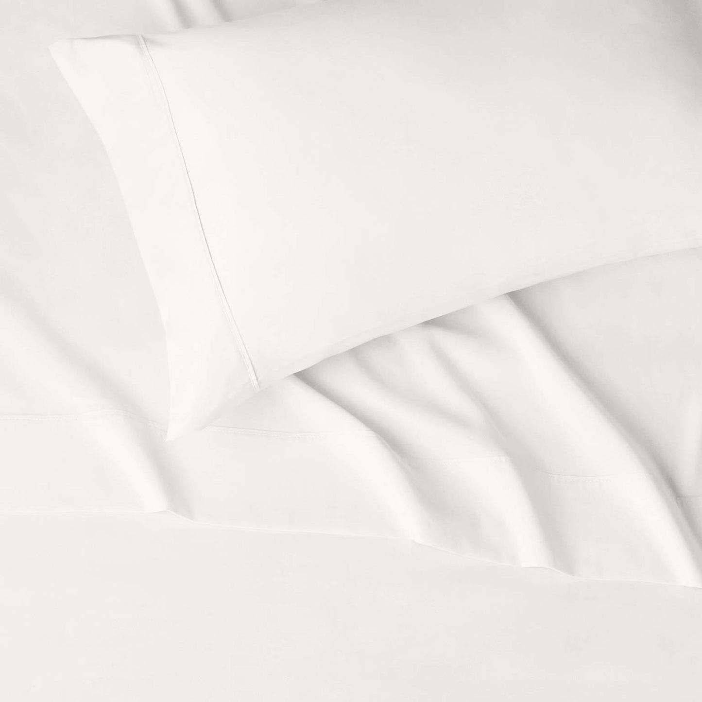 Amazon Basics Lightweight Breathable Wrinkle-Free Brushed Microfiber 3 Piece Bed Sheet Set with 14-Inch Deep Pockets, Twin, Cream, Solid