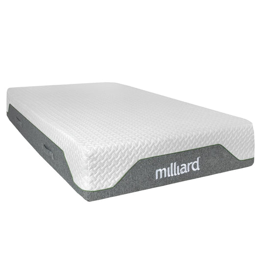 Milliard 10-Inch Memory Foam Twin Size Mattress, Pressure-Relieving - Firm Memory Foam Mattress, Best Mattress for Classic Comfort, Restful Sleep Mattress Firm - Soft Memory Foam Mattress
