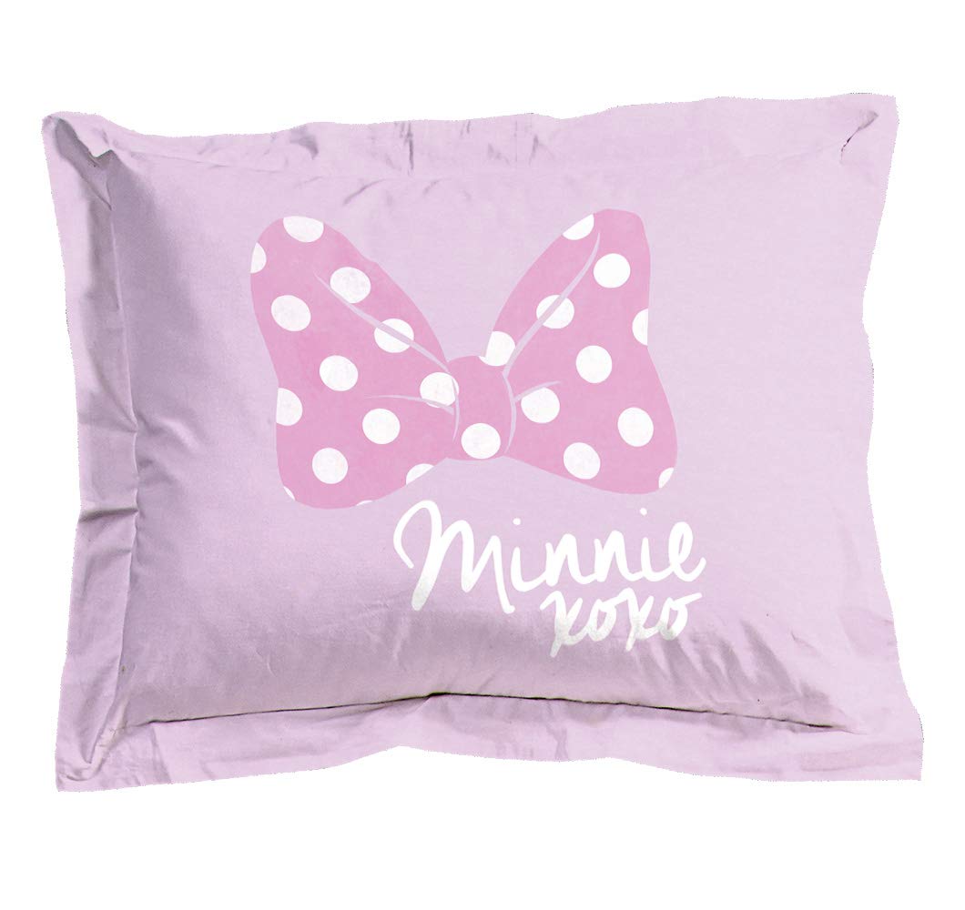 Jay Franco Disney Minnie Mouse Faces 7 Piece Full Bed Set - Includes Comforter & Sheet Set Bedding - Super Soft Fade Resistant Microfiber - (Official Disney Product)