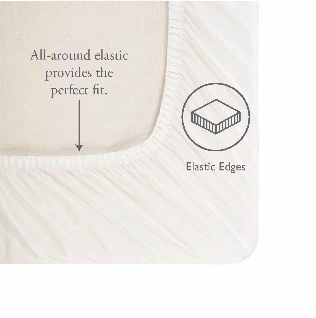 Laura Ashley - King Sheets, Cotton Percale 6-Piece Bedding Set, Crisp & Cool Home Decor (Belle Blue Cashmere, King)