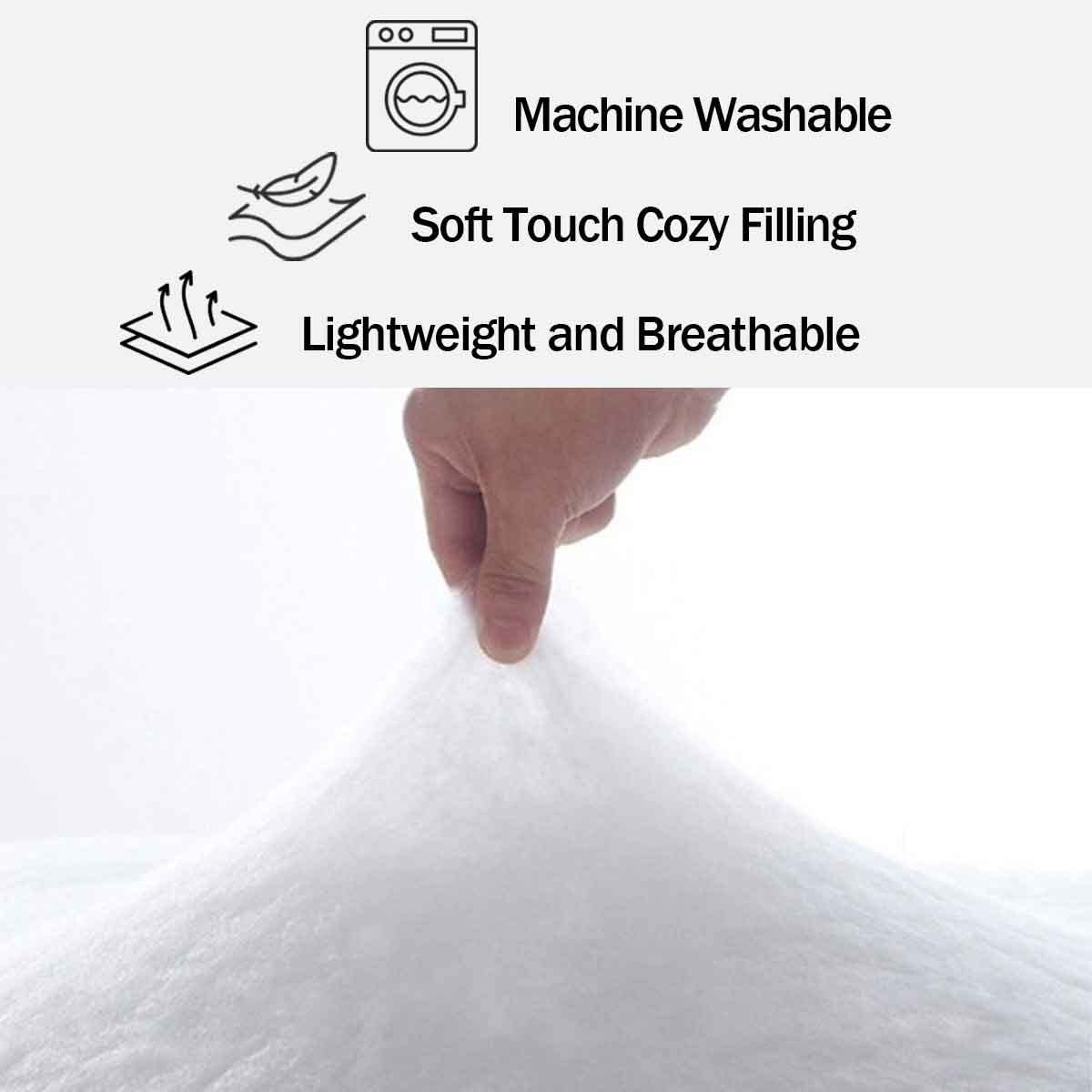 Feelyou Fox Comforter Set Arctic Fox Bedding Set for Kids Boys Girls Cute Animal Comforter Wildlife Quilt Set 1 Comforter Set with 1 Pillowcase Twin Size