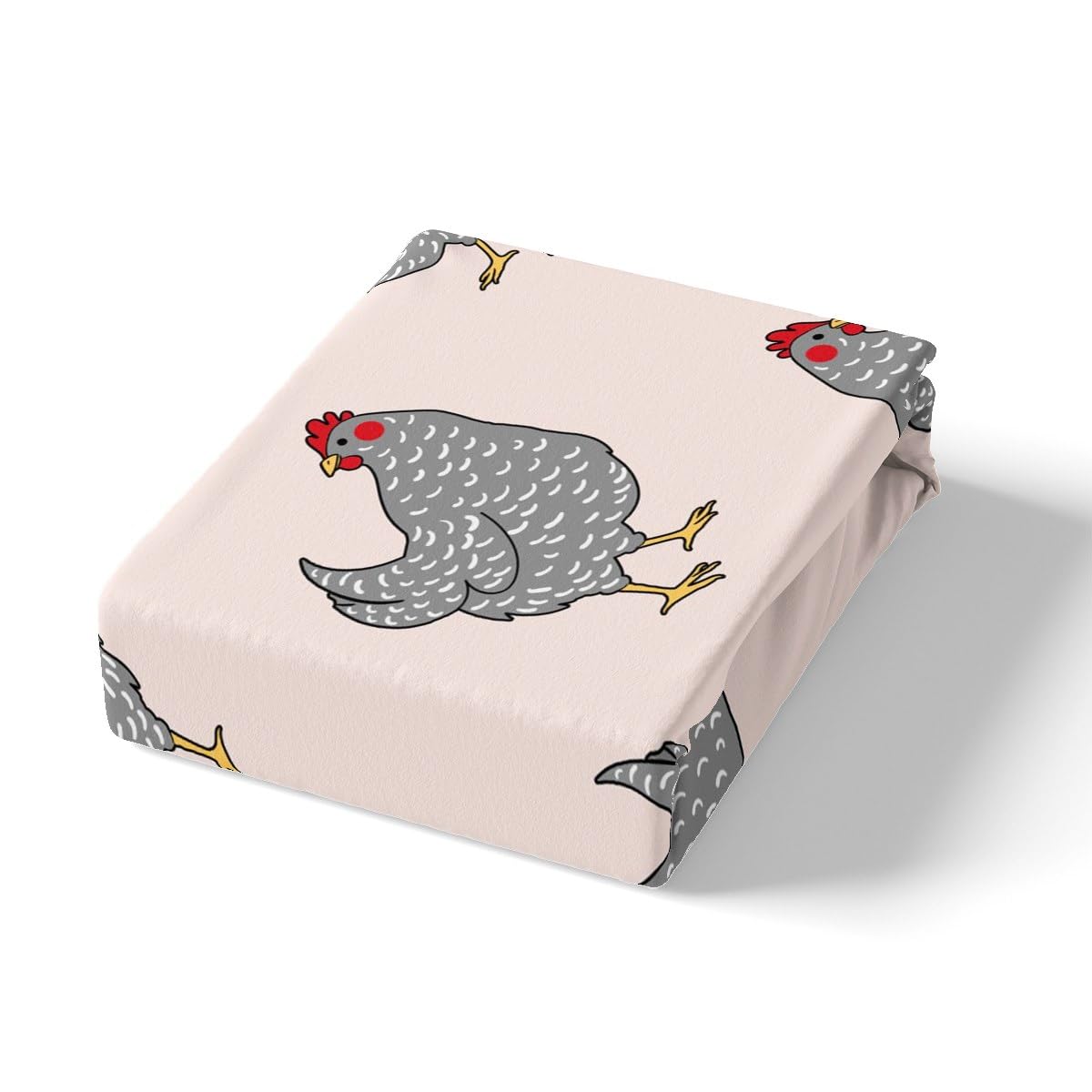 Erosebridal Rustic Chicken Duvet Cover for Kids Boys Girls,Watercolor Rooster Bedding Set Twin,Farmhouse Animal Comforter Cover,Country Wild Animal Quilt Cover with 1 Pillowcase Lightweight