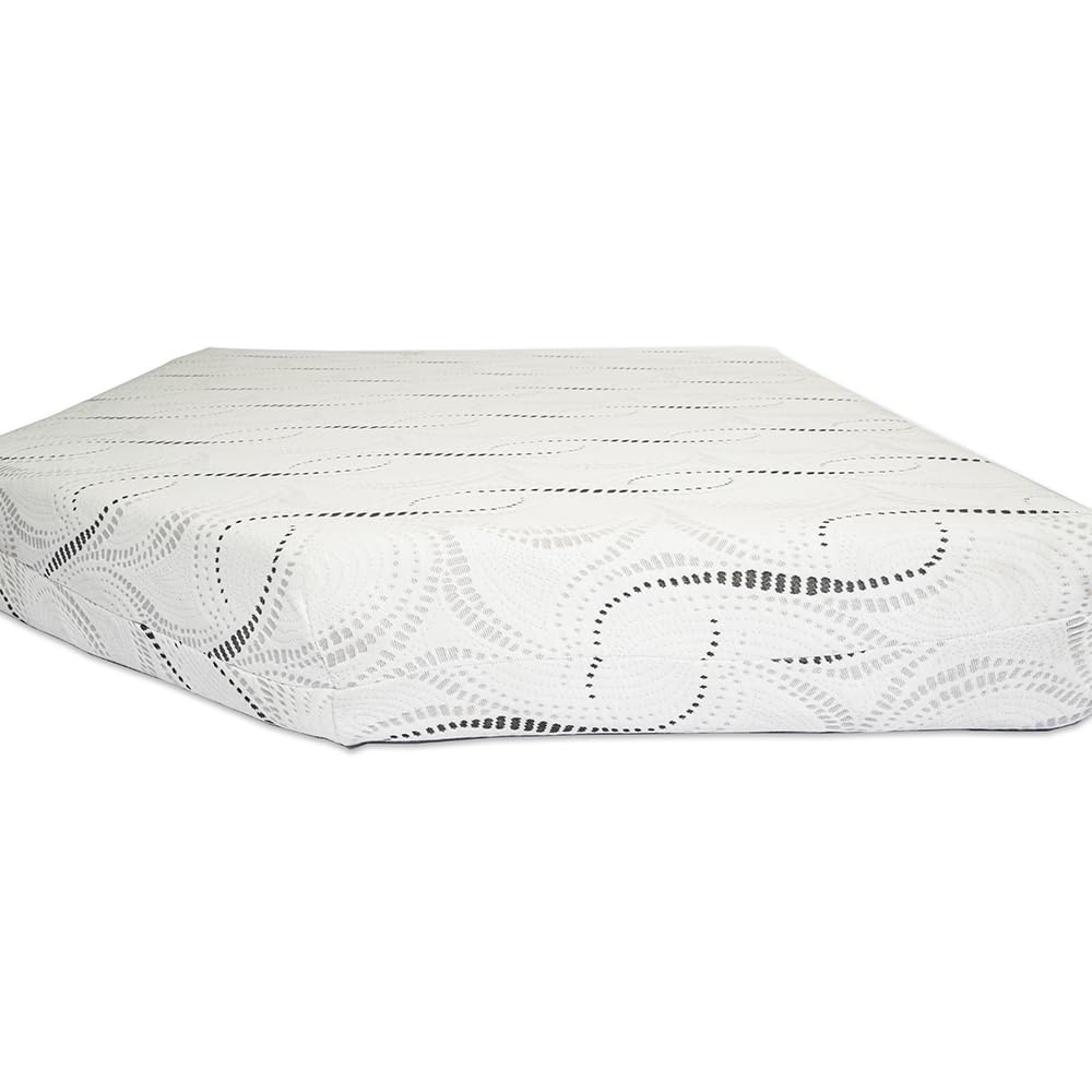 Camping World Cozyway RV Bunk Mattress - 4" Thick Memory Foam, Reversible Design for Custom Comfort, 51" W x 74" L with 22" Corner Cut - Perfect for Campers and RVs