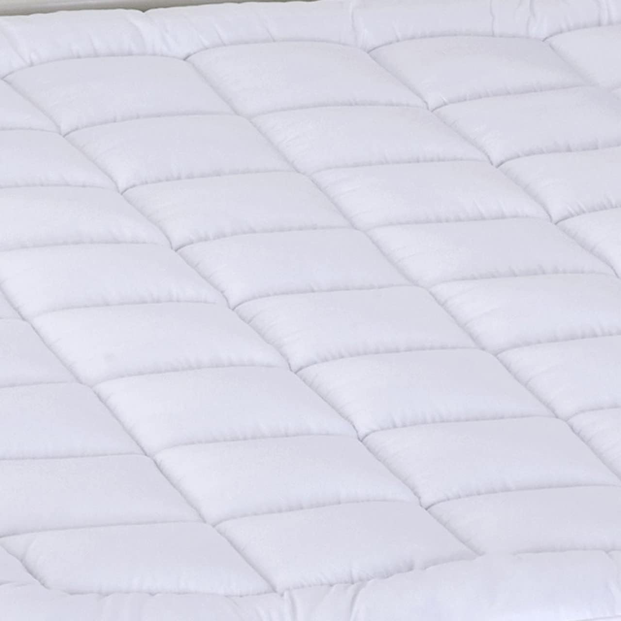 Royal Hotel Bedding Mattress Topper, Full, 2 Inches Hypoallergenic Overfilled Down Alternative Anchor Bands Mattress Topper