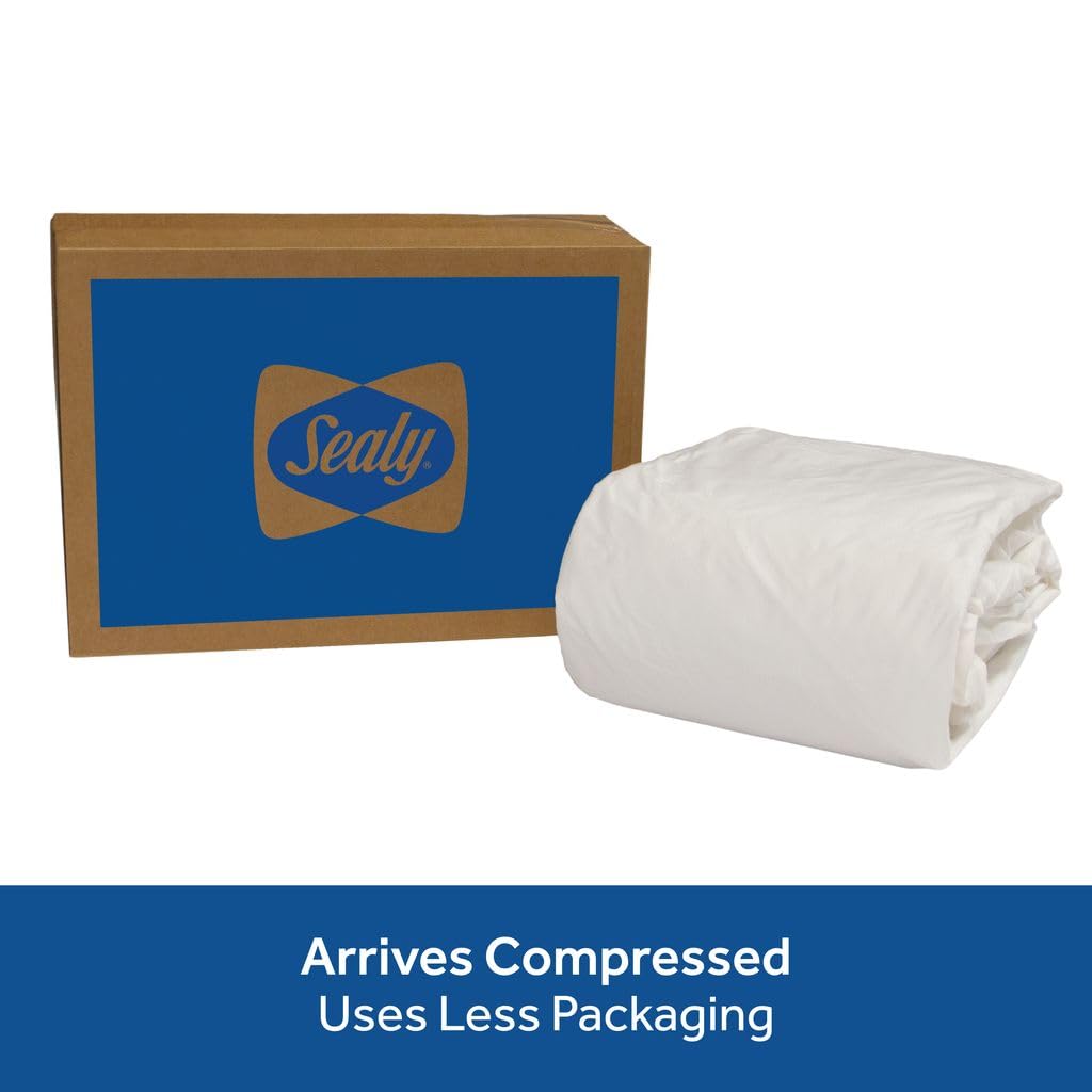 Sealy Flex Copper Mattress Cover Protector, Queen- PerfectGrip Stretch Sidewalls Fitted, Waterproof