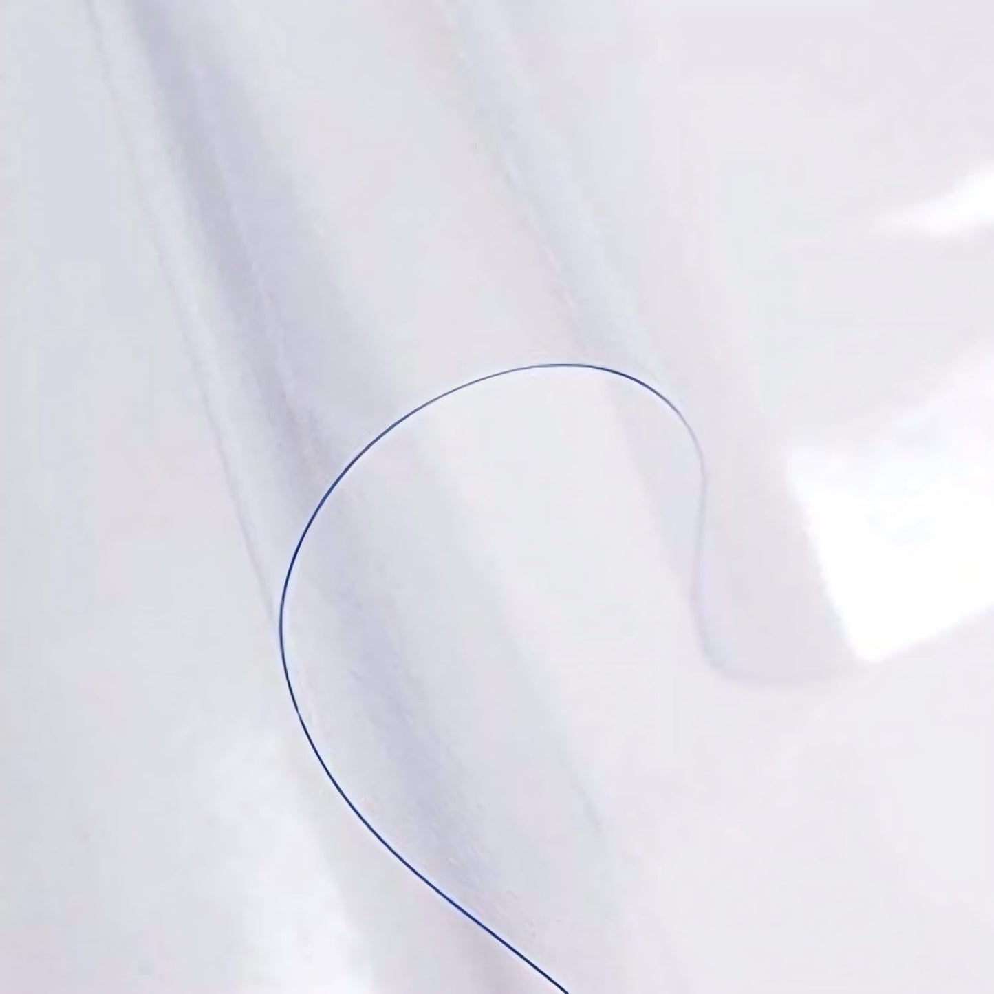 sancua Clear Plastic 100% Waterproof Tablecloth - 54 x 78 Inch - Vinyl PVC Rectangle Table Cloth Protector Oil Spill Proof Wipe Clean Table Cover for Dining Tables, Parties & Camping, Crystal Clear