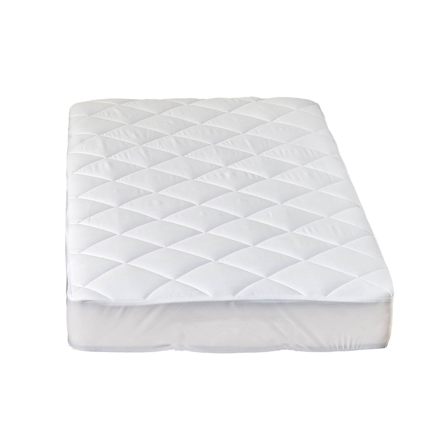 Kingnex RV Bunk Mattress Topper with Reversible Surface for Narrow Twin Bed Fluffy Matress Cover Quilted Fitted Mattress Pad