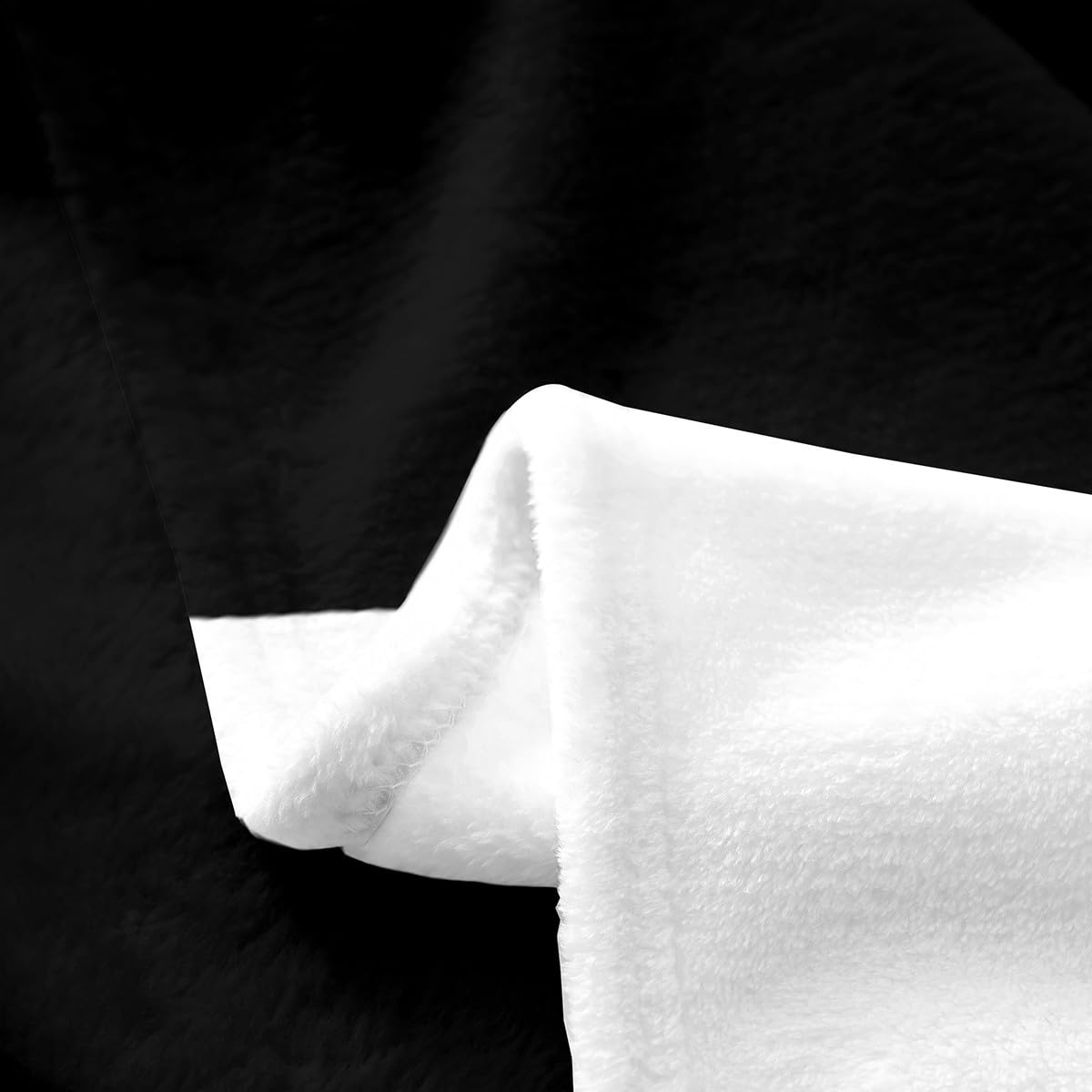 jejeloiu Kids Black White Fleece Throw Blanket Throw 50"x60", Flannel Blanket Plush Fuzzy Geometric for Bed Couch Chair Living Room Boys Girls Modern Art