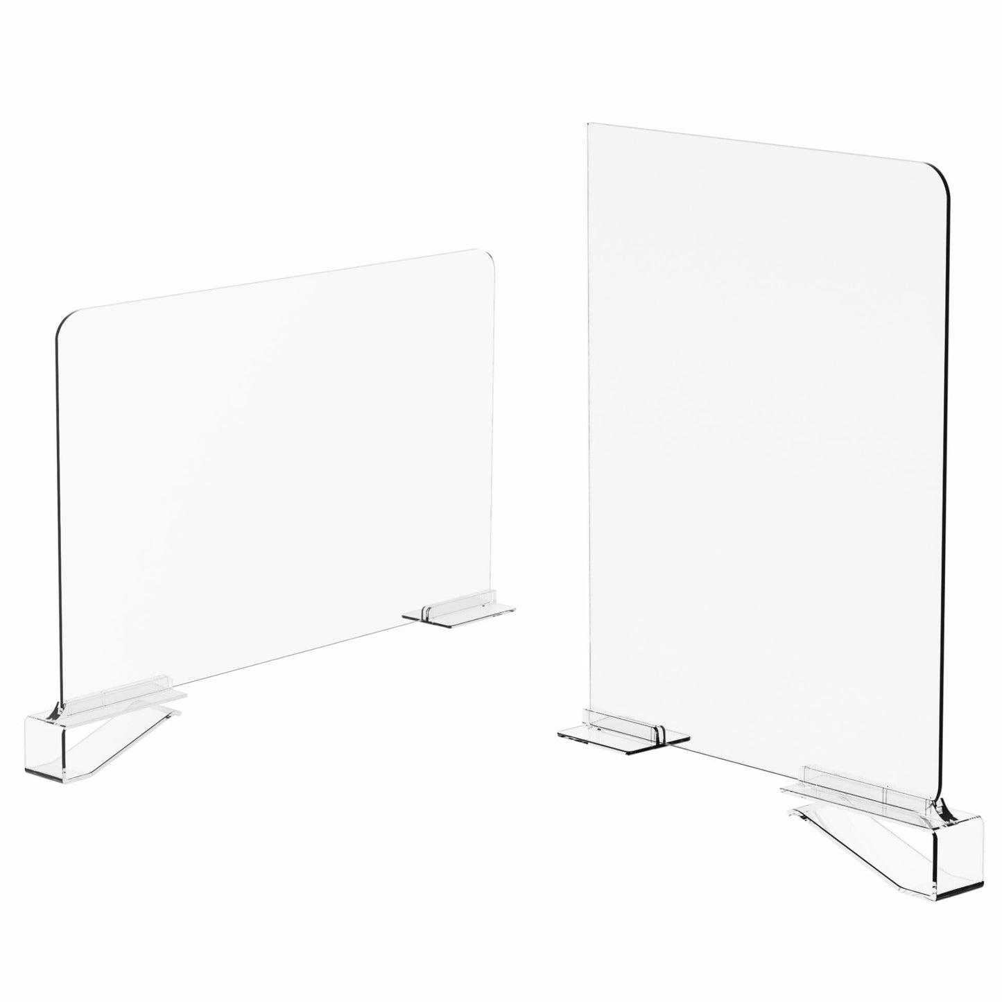 Yieach Adjustable Height Clear Shelf Dividers,6 Pack Acrylic Closet Shelf Dividers for Organization,11.1 Inch Tall Vertical Plastic Shelf Separators for Towel,Sweater,Towel Organizers and Bookshelf