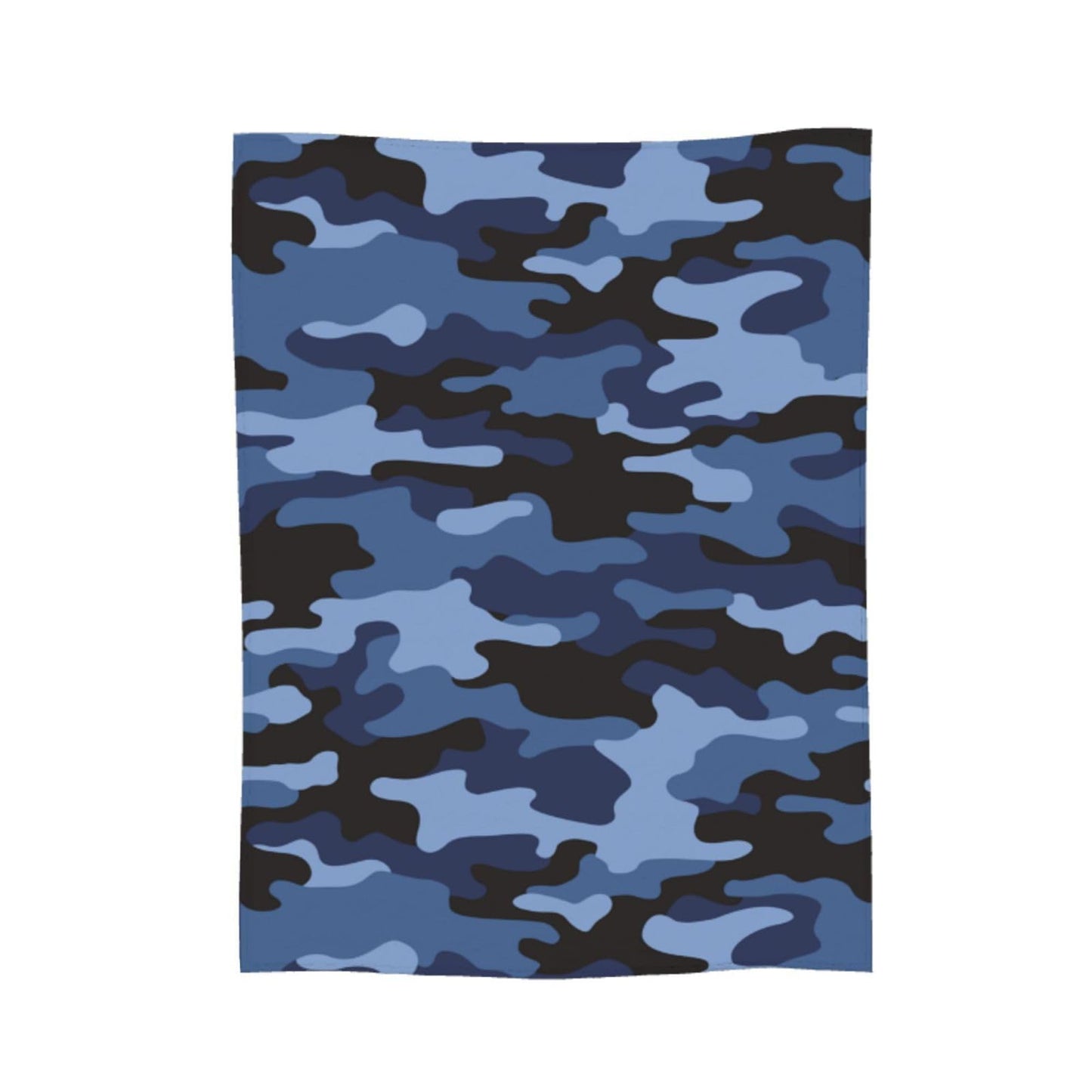 Perinsto Camouflage Blue Throw Blanket Ultra Soft Warm All Season Military Camo Decorative Fleece Blankets for Bed Chair Car Sofa Couch Bedroom 60"X50"