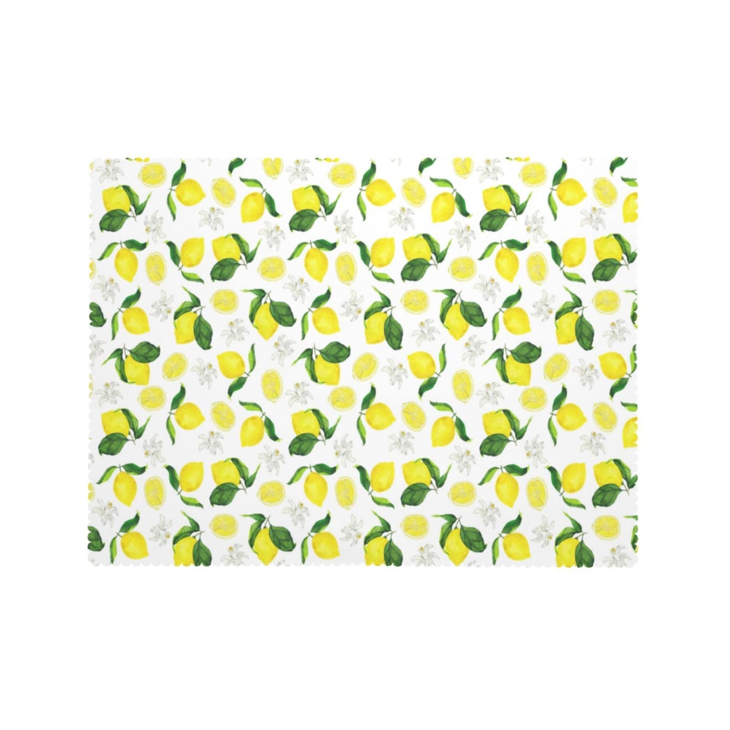 LORCARVIS Lemon Tablecloth Yellow Lemons Floral Polyester Rectangle Table Cloth Washable Seasonal Tabletop for Kitchen Dinning Party Outdoor Picnic 54 x 72 Inch Tablecloths