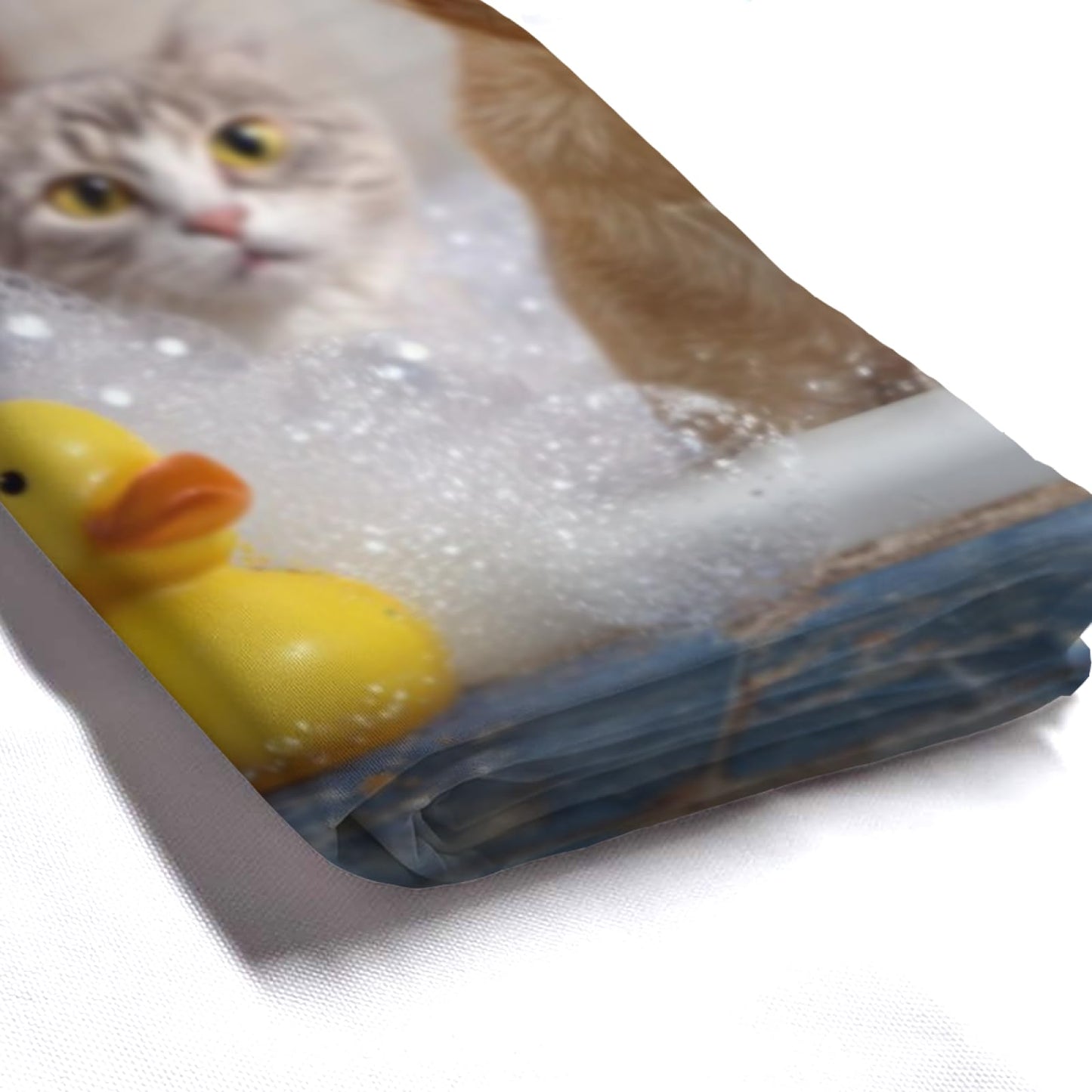 Wordatu Chihuahua Shower Curtain Bathroom Set 72X72 Inches Funny Cat Lovely Animals in Bathtub for Boys Bath Farmhouse Art Home Decor Fabric 12 Hooks
