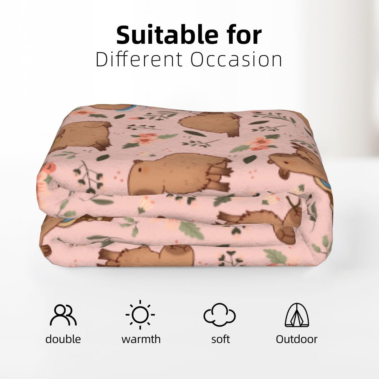 Blanket Throw Blanket for Bed Soft Cozy Fluffy Couch Blankets Fleece Blanket Throw Gifts for Women Men Girls Boys 60"x50"