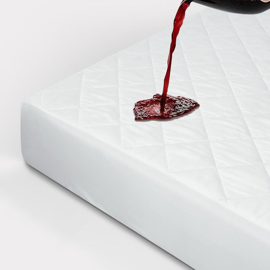 Twin Mattress Protector – Waterproof Mattress Cover – Deep Pocket Fitted up to 18 Inch – Quilted Mattress Pad – Soft, Breathable, Noiseless Bed Cover Protection