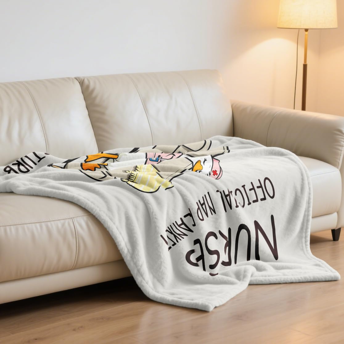 Bariceneth Nurses Week Gifts Blanket 50" X 60", Nurse Gifts for Women, Gifts for Nurses, Nurse Appreciation/Week/Day Gifts 2026, LPN RN Nursing Student Graduation Birthday Present