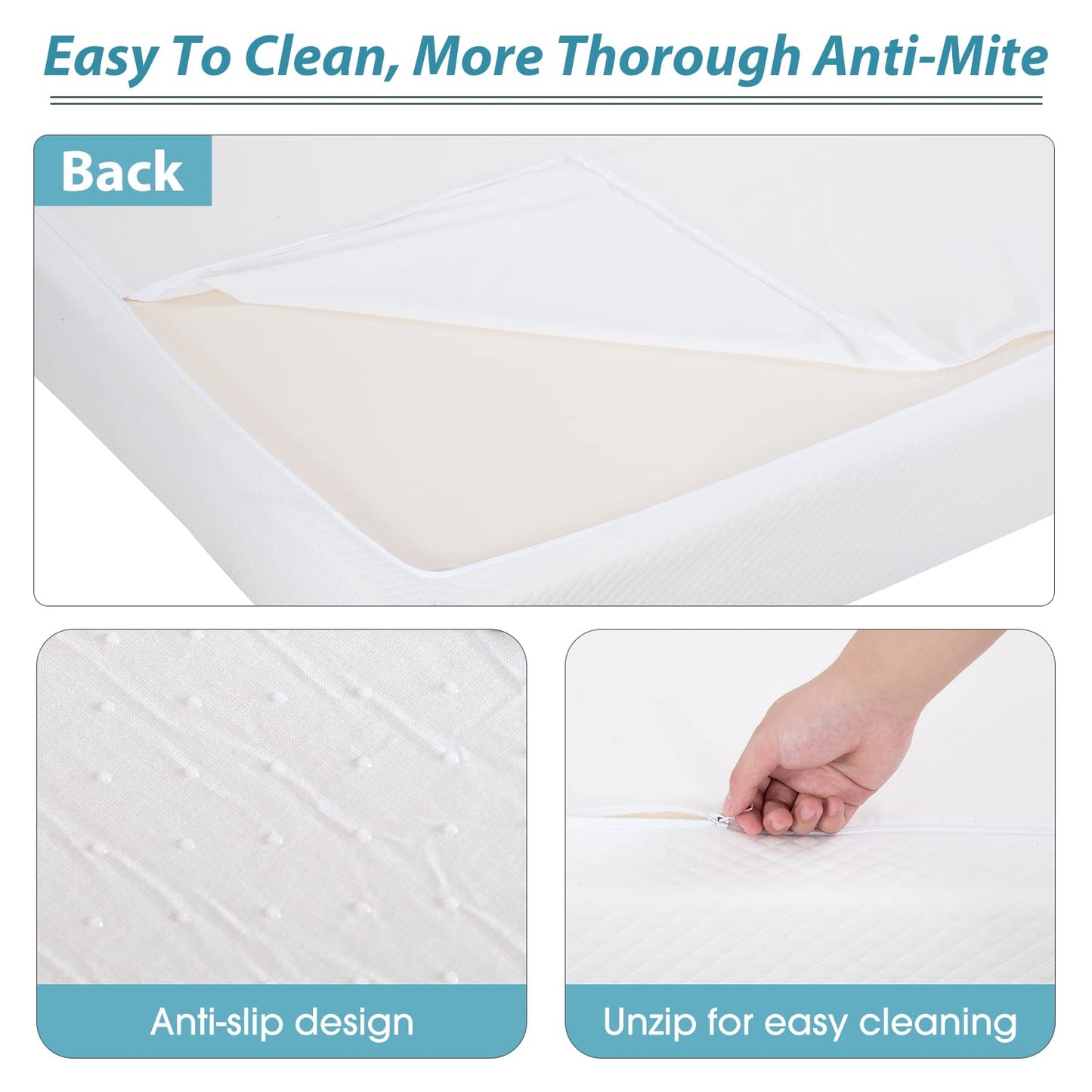 BestMassage | 6 Inch Twin Mattress | Gel Memory Foam | Medium Firm Feel | White | Bed in a Box, CertiPUR-US Certified | Pressure Relief, Cooling Ventilated Foam | Breathable Knit Cover