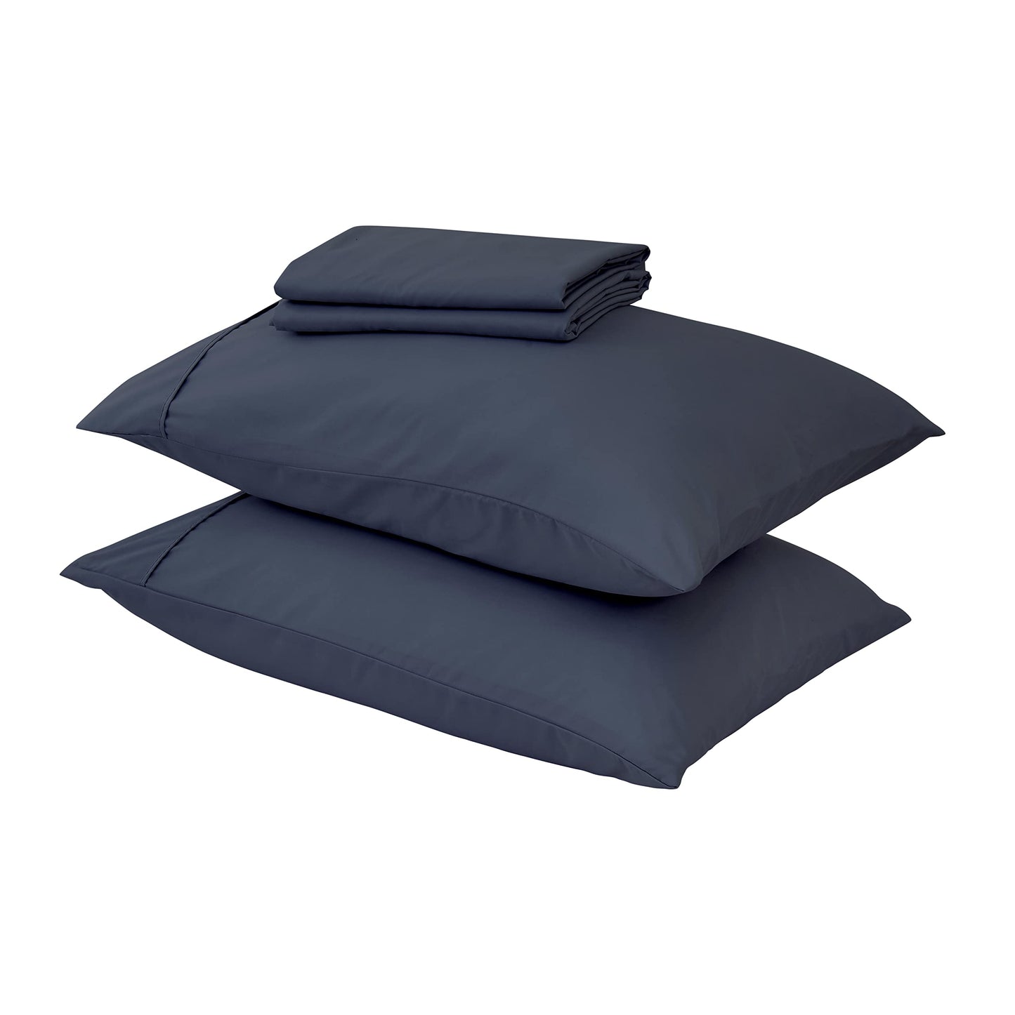 Great Bay Home 3-Piece Twin Blue Microfiber Sheet Set - Ultra-Soft, Brushed Bedding Sheets & Pillowcases - Wrinkle & Fade Resistant, All-Season Bed Sheets for Bed (Twin, Ocean)