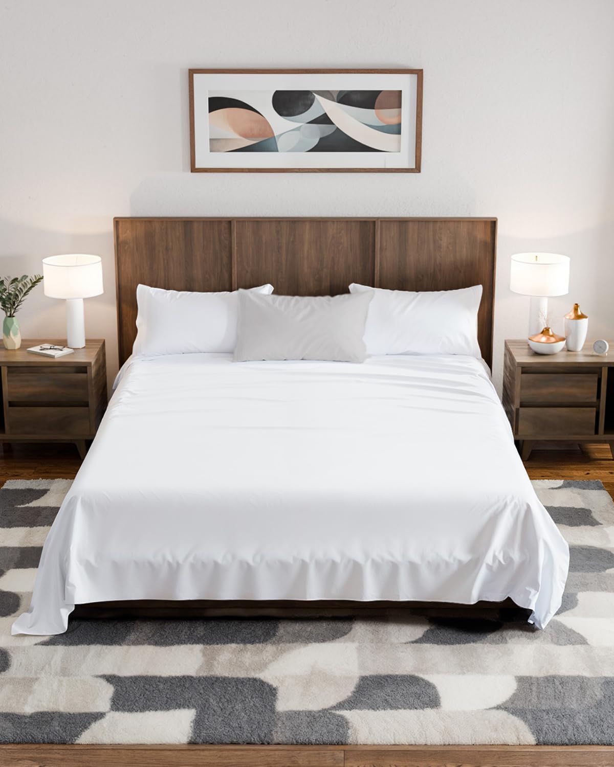 Wyoming King Sheet Set 84 x 84 – Luxury 4 PC Emperor Wyoming King Sheets for Superior Comfort – 16” Deep Pocket Fitted Wyoming King Sheets – Premium Softness, Durable, Breathable, Wrinkle-Resistant